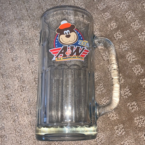 A&W Root Beer All American Food 2008 Glass Mug - Picture 1 of 4